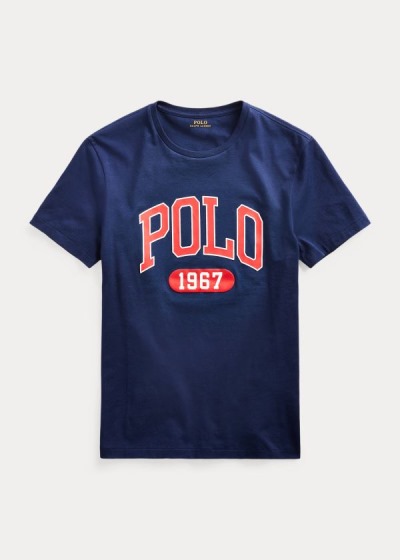 Men's Polo Ralph Lauren Custom Slim Fit Logo T Shirts | 507396STZ